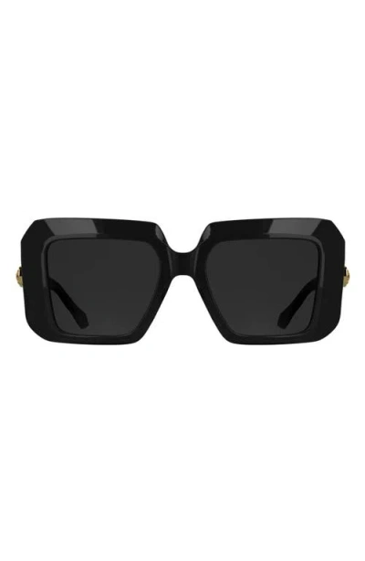 Kendra Scott Brooke 54mm Square Sunglasses In Black