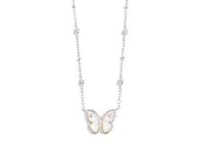 Kendra Scott Cailey Butterfly Short Pendant In Pink