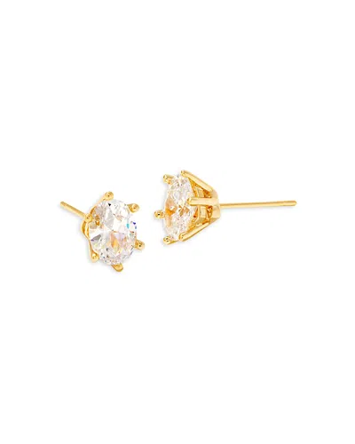 Kendra Scott Cailin Crystal Stud Earrings In 14k Gold Plated