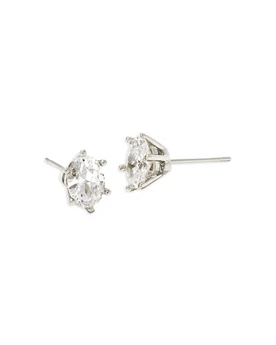 Kendra Scott Cailin Crystal Stud Earrings In 14k Gold Plated In Silver
