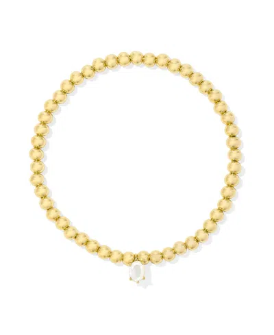 Kendra Scott Cailin Cubic Zirconia Stretch Bracelet In Gold