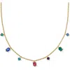 Kendra Scott Cailin Delicate Strand Necklace In Multi