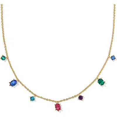 Kendra Scott Cailin Delicate Strand Necklace In Multi