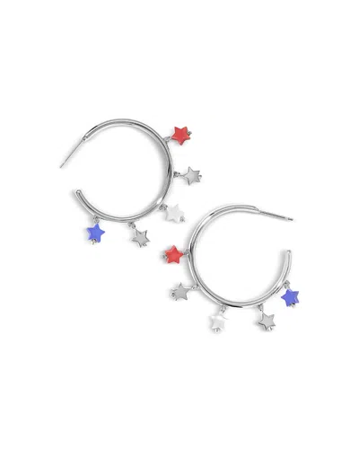 Kendra Scott Camila Star Charm Hoop Earrings In Metallic