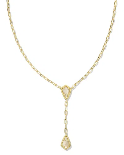 Kendra Scott Camry 14k Plated Necklace In Gold