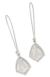 Kendra Scott Carrine Earrings In Slate/ Silver