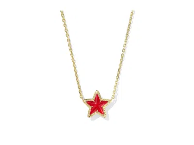 Kendra Scott Cassidy Short Pendant In Orange