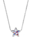 Kendra Scott Women's Cassidy Short Pendant Necklace In Silver Star In Green