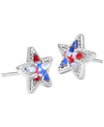 Kendra Scott Cassidy Star Stud Earrings In Metallic