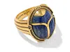 Kendra Scott Catherine Lapis Lazuli Statement Ring In Gold