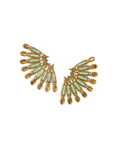 Kendra Scott Catherine Statement Earrings In Gold
