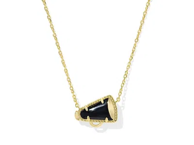 Kendra Scott Cheer Short Pendant In Gold