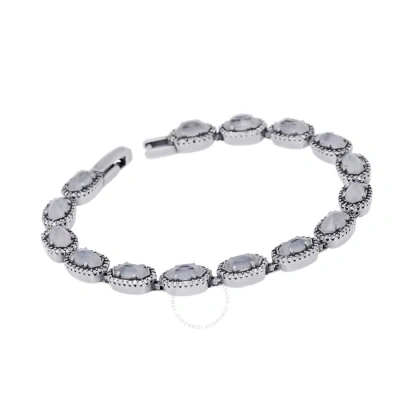 Kendra Scott Cole Rhodium Plated Tennis Bracelet 4217714117 In Silver-tone