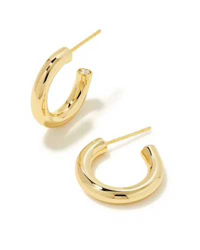 Kendra Scott Colette Huggie Hoop Earrings In Gold