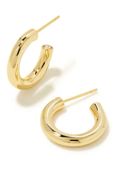 KENDRA SCOTT KENDRA SCOTT COLETTE HUGGIE HOOP EARRINGS
