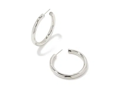 Kendra Scott Colette Large Hoop In Silver