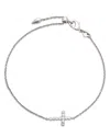 Kendra Scott Cross Crystal Delicate Bracelet In Pattern