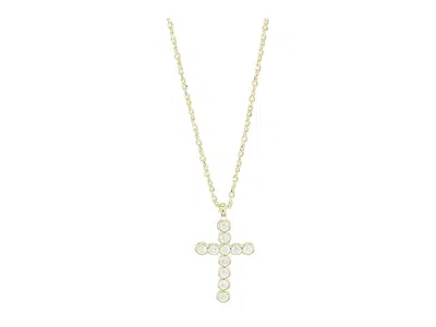 Kendra Scott Cross Crystal Pendant In White