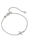 Kendra Scott Cross Crystal Delicate Bracelet In Pattern
