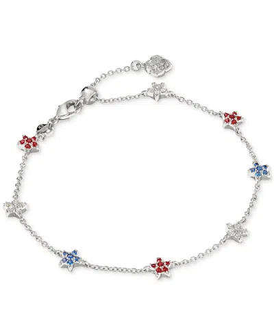 Kendra Scott Crystal Multi Star Sierra Link Chain Bracelet