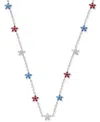 Kendra Scott Crystal Star Cluster Sierra Adjustable 19" Statement Necklace In Multi