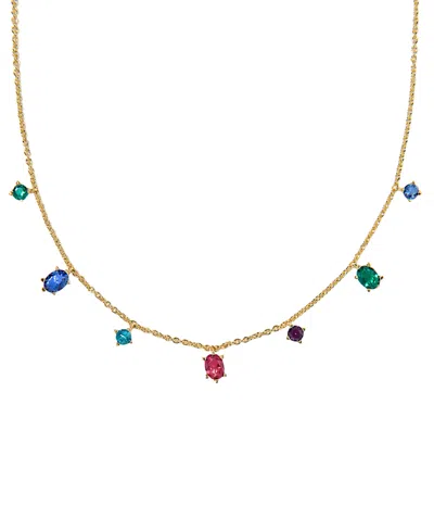 KENDRA SCOTT CUBIC ZIRCONIA CAILIN DELICATE STRAND NECKLACE