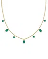 Kendra Scott Cubic Zirconia Cailin Delicate Strand Necklace In Gold