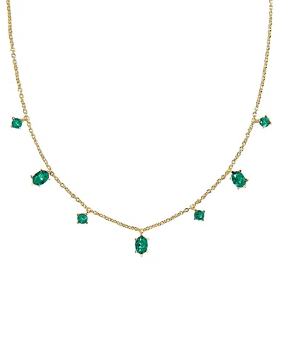 Kendra Scott Cubic Zirconia Cailin Delicate Strand Necklace In Gold