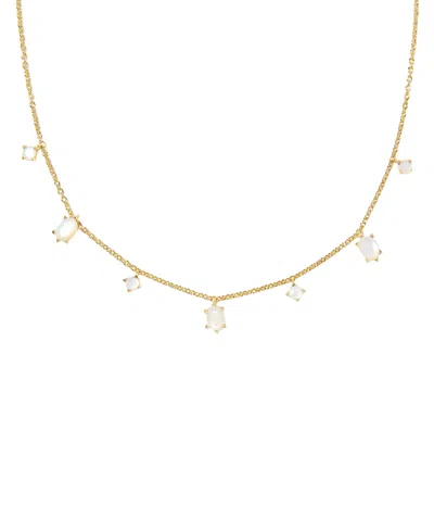 Kendra Scott Cubic Zirconia Cailin Delicate Strand Necklace In Gold
