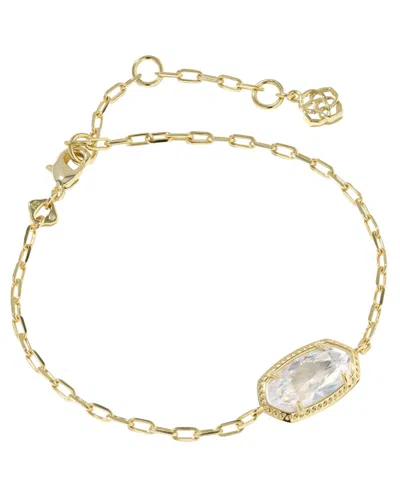 Kendra Scott Cubic Zirconia Elaina Luxe Chain Bracelet In Pink