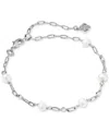 Kendra Scott Cultured Freshwater Pearl Chain Bracelet In White