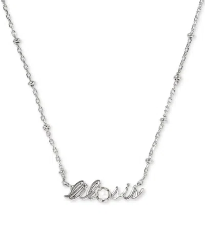 Kendra Scott Cultured Freshwater Pearl Lil Sis 19" Pendant Necklace In White