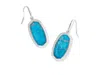 Kendra Scott Dani Bezel Drop In Blue
