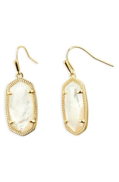 Kendra Scott Dani Stone Drop Earrings In Gold