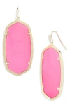 Kendra Scott Danielle In Neon Pink Magnesite/gold