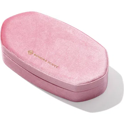 Kendra Scott Danielle Velvet Medium Jewelry Case In Pink