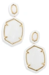 Kendra Scott Daphne Enamel Frame Drop Earrings