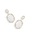Kendra Scott Daphne Enamel Frame Drop Earrings, 1.7l In Gold