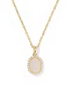 Kendra Scott Daphne Pave & Stone Pendant Necklace, 16-19 In Gold
