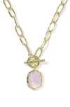 Kendra Scott Daphne Toggle Necklace In Multi