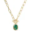 Kendra Scott Daphne Toggle Necklace In Gold