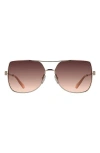 Kendra Scott Davie 60mm Gradient Aviator Sunglasses In Gold
