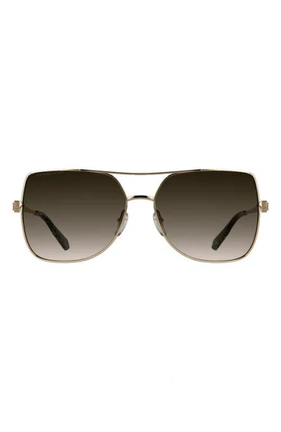 Kendra Scott Davie 60mm Gradient Aviator Sunglasses In Multi