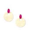 Kendra Scott Deena 14k Plated Pearl Drop Earrings