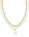 Kendra Scott Deliah 14k Plated Mixed Stones Multi Strand Necklace In Gold