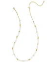 Kendra Scott Deliah 14k Strand Necklace In Multi