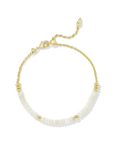 Kendra Scott Deliah Delicate 14k Chain Bracelet In Multi