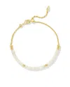 Kendra Scott Deliah Delicate 14k Chain Bracelet In Multi