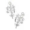 Kendra Scott Devin Convertible Silver Statement Earrings In Pastel Mix In Multi