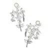 Kendra Scott Devin Convertible Silver Statement Earrings In Pastel Mix In Silver